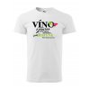Tričko s potiskem Víno Je Nápoj Bohů