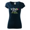Tričko s potiskem Víno Je Nápoj Bohů