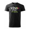 Tričko s potiskem Víno Je Nápoj Bohů