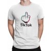 mockup of a man wearing a customizable t shirt against a plain color backdrop 1422 el min