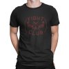 mockup of a man wearing a customizable t shirt against a plain color backdrop 1422 el min