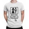 mockup of a man wearing a customizable t shirt against a plain color backdrop 1422 el min