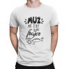 mockup of a man wearing a customizable t shirt against a plain color backdrop 1422 el min