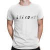 mockup of a man wearing a customizable t shirt against a plain color backdrop 1422 el (9) (1)