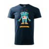 Tričko s potiskem Hipster Robot