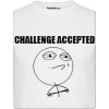 Tričko s potiskem MEME Challenge Accepted