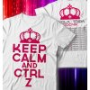 Školní tričko Keep calm and CTRL Z