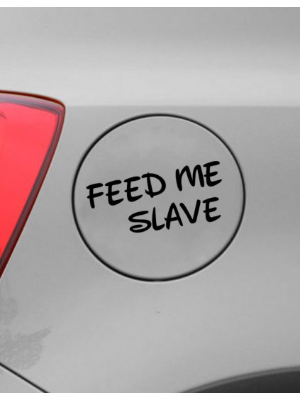 3847 samolepka na auto feed me slave