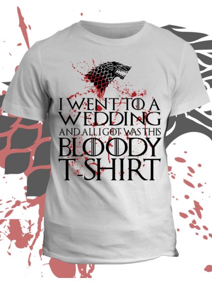 Tričko game of thrones Bloody wedding (Pohlaví Dámské, Velikost Pánská S)