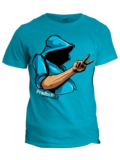 Tričko s potiskem Praďoch (Pohlaví Dámské, Barva Bílá, Velikost Pánská S)