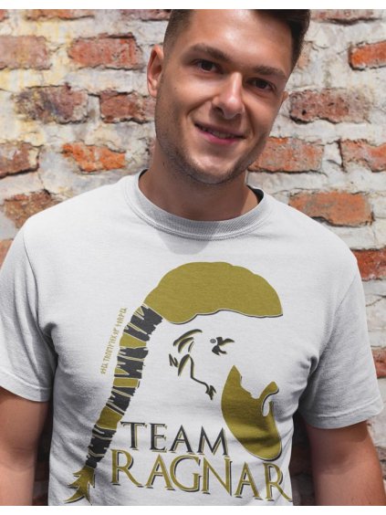 Tričko Vikingové - Team Ragnar (Pohlaví Dámské, Barva Bílá, Velikost Dětské (8 let))