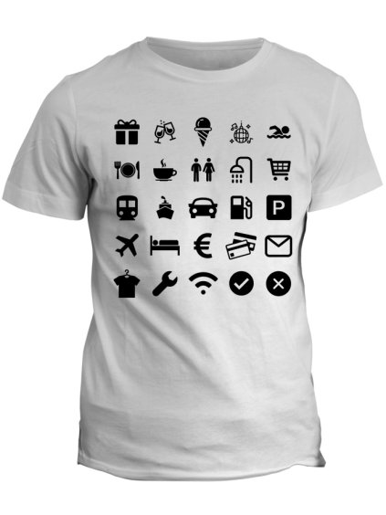 Cestovatelské tričko (Pohlaví Dámské, Velikost Pánská XS)