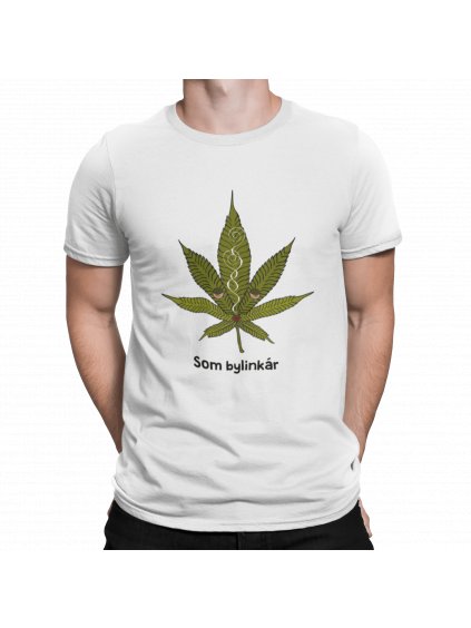 mockup of a man wearing a customizable t shirt against a plain color backdrop 1422 el min