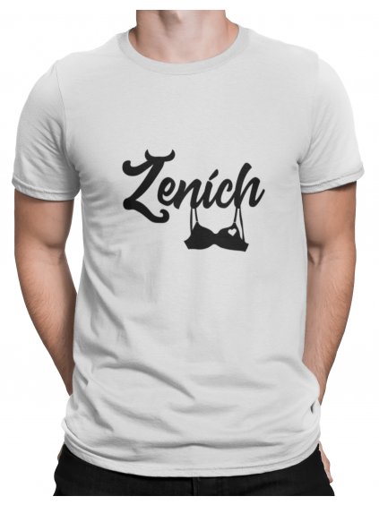 mockup of a man wearing a customizable t shirt against a plain color backdrop 1422 el (4) min
