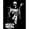 Tričko s potiskem  Darth Metal (Pohlaví Dámské, Barva Bílá, Velikost Dětské (8 let))