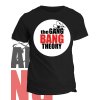 Tričko s potiskem Gang Bang Theory (Pohlaví Dámské, Barva Bílá, Velikost Dětské (8 let))