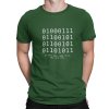 mockup of a man wearing a customizable t shirt against a plain color backdrop 1422 el min