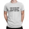 mockup of a man wearing a customizable t shirt against a plain color backdrop 1422 el min