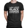 mockup of a man wearing a customizable t shirt against a plain color backdrop 1422 el min