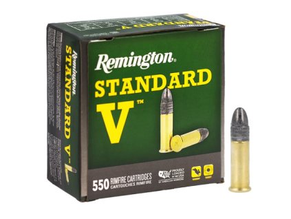 Remington .22LR Standard V 38gr/2,46g LRN, 550 ks