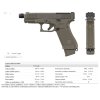 Pištoľ Glock 45 Hunter Edition (MOS/FS/M13,5x1LH/Green)