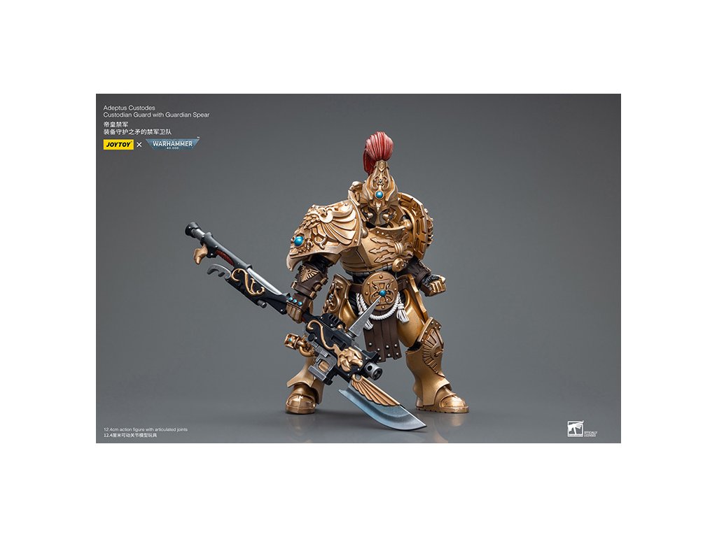 WARHAMMER 40,000 Akční figurka - ADEPTUS CUSTODES CUSTODIAN GUARD WITH GUARDIAN SPEAR