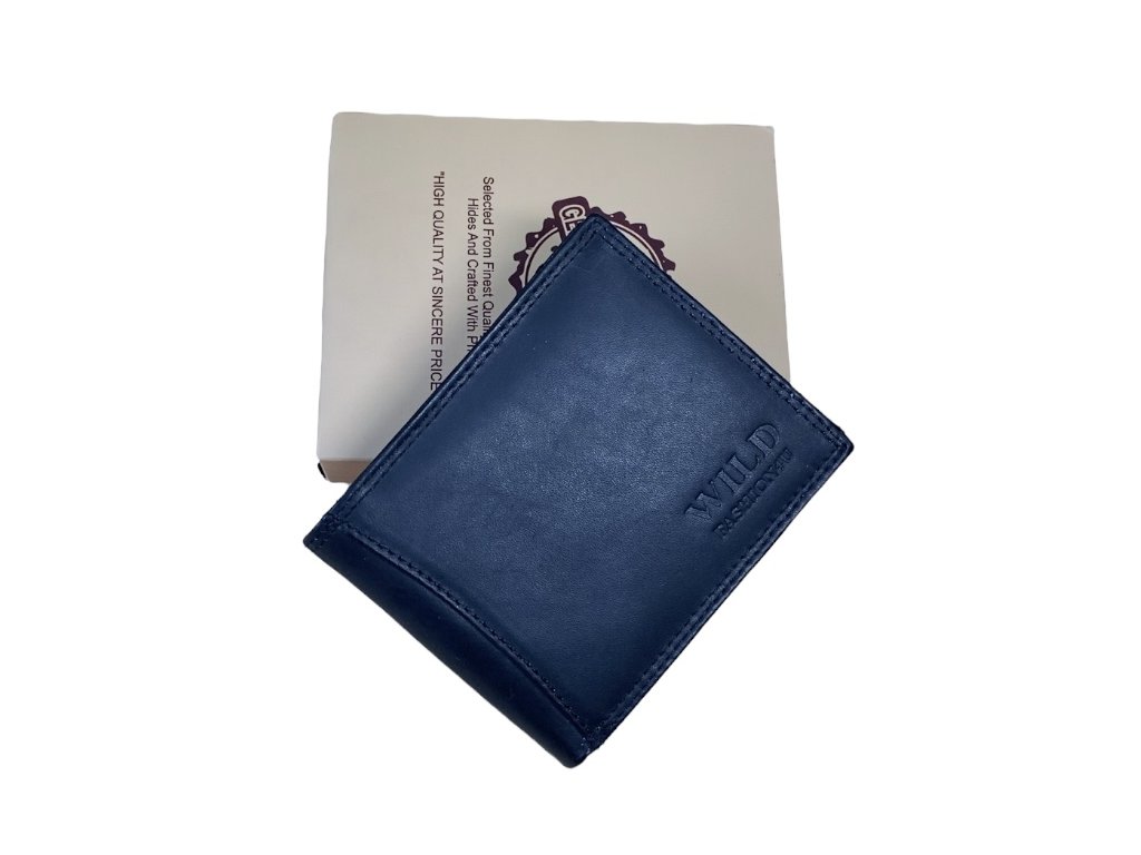 Pánská kožená peněženka md-5600 černá