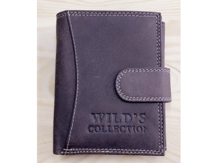 Pánská kožená peněženka s přezkou Wild´s Collection hnědá