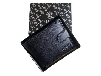 Pánská kožená černá peněženka