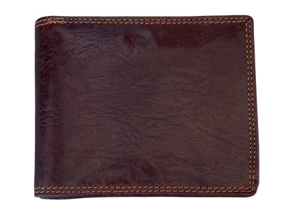 Pánská kožená peněženka Pragati – elegantní hnědá, model PG-304