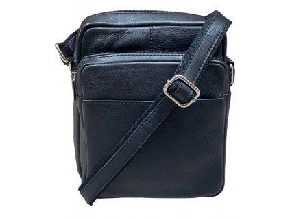 Pánská kožená taška ndm-380 černá