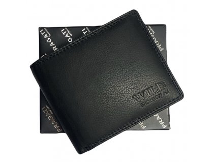 Pánská kožená peněženka wild fashion4u black