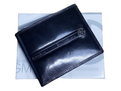 Pánská kožená peněženka Gian Marco Venturi černá