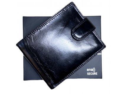 Pánská kožená peněženka s přezkou Ricardo Ramos black