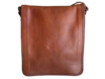 Pánská kožená taška přes rameno light brown it-006