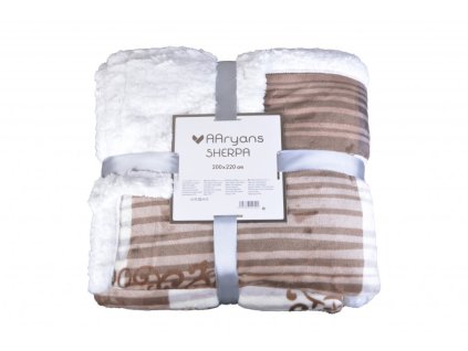 38485 2 deka s berankem sherpa trend 200x220 cm
