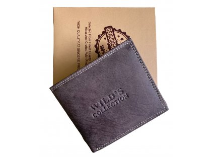 Pánská kožená peněženka Wild´s Collection hnědá H-CZ-12