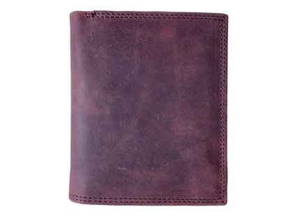 Pánská kožená peněženka burgundy GHT-306