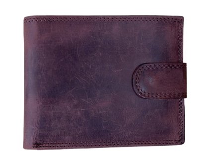 Pánská kožená peněženka s přezkou Black Bull burgundy 5700-L