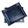 Pánská kožená peněženka black rfid secure