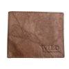 Pánská kožená peněženka s přezkou Wild Fashion brown