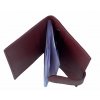 Kožené pouzdro na karty a doklady 02-l burgundské