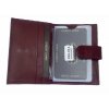 Kožené pouzdro na karty a doklady 02-l burgundské