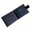Pánská kožená peněženka s přezkou wild fashion4u black 5700-L