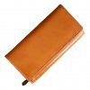 Dámská kožená peněženka velká pragati oranžovou