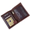 Pánská kožená peněženka pragati brown rfid secure