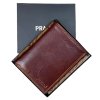 Pánská kožená peněženka pragati brown rfid secure