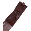 Pánská kožená peněženka s přezkou pragati brown