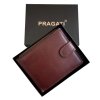 Pánská kožená peněženka s přezkou pragati brown