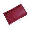 Dámská kožená peněženka střední Euro Fashion Red